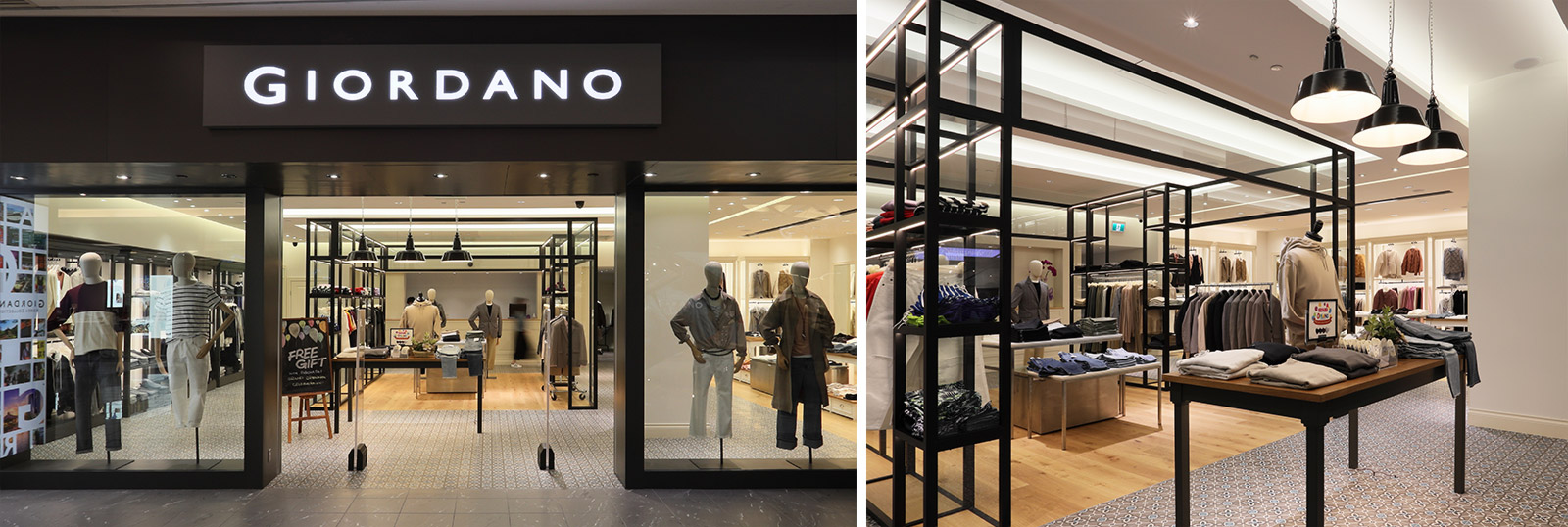 Giordano Giordano, a popular casual-wear chain operating over 2,400 stores in more than 30 countries, also successfully opened its first North American flagship store with Fairchild Retail. The store features Giordano's unique Korea-only capsule collection.